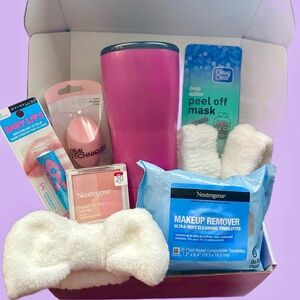 Skincare and make up gift set.